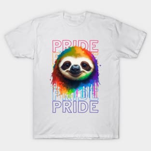 Sloth Pride Colorful T-Shirt